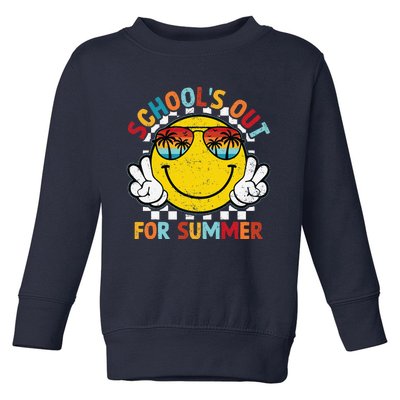 Schools Out For Summer Last Day Of School Teacher Toddler Sweatshirt