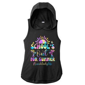 SchoolS Out For Summer Lunch Lady Life Last Day Of School Ladies PosiCharge Tri-Blend Wicking Draft Hoodie Tank