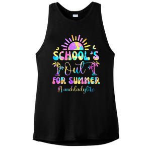 SchoolS Out For Summer Lunch Lady Life Last Day Of School Ladies PosiCharge Tri-Blend Wicking Tank