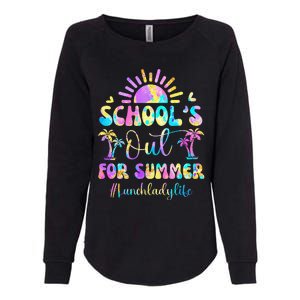 SchoolS Out For Summer Lunch Lady Life Last Day Of School Womens California Wash Sweatshirt