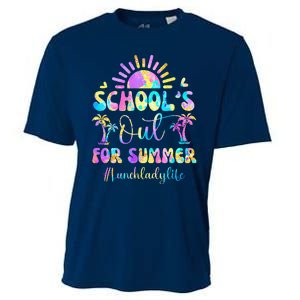 SchoolS Out For Summer Lunch Lady Life Last Day Of School Cooling Performance Crew T-Shirt