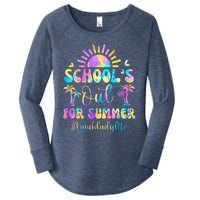 SchoolS Out For Summer Lunch Lady Life Last Day Of School Women's Perfect Tri Tunic Long Sleeve Shirt