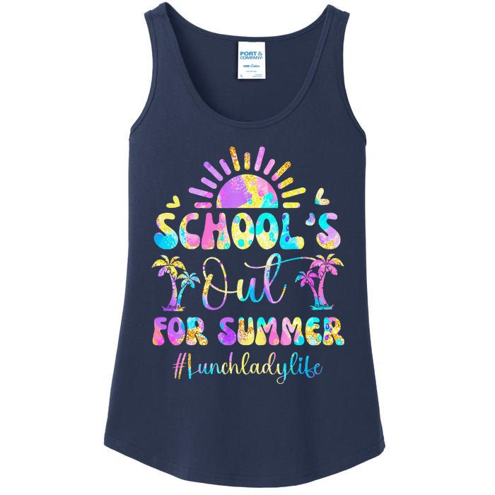 SchoolS Out For Summer Lunch Lady Life Last Day Of School Ladies Essential Tank