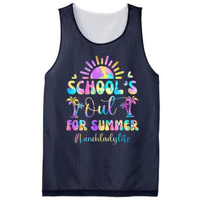 SchoolS Out For Summer Lunch Lady Life Last Day Of School Mesh Reversible Basketball Jersey Tank