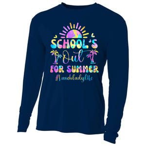 SchoolS Out For Summer Lunch Lady Life Last Day Of School Cooling Performance Long Sleeve Crew