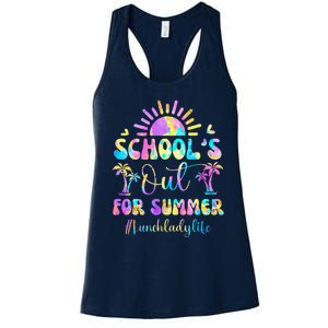 SchoolS Out For Summer Lunch Lady Life Last Day Of School Women's Racerback Tank