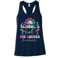 SchoolS Out For Summer Lunch Lady Life Last Day Of School Women's Racerback Tank