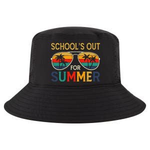 Schools Out For Summer Retro Last Day Of School Teacher Boy Cool Comfort Performance Bucket Hat