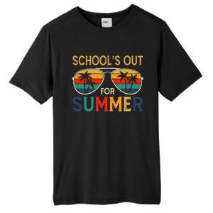 Schools Out For Summer Retro Last Day Of School Teacher Boy Tall Fusion ChromaSoft Performance T-Shirt