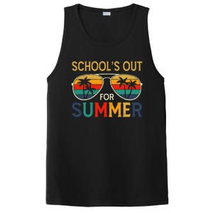 Schools Out For Summer Retro Last Day Of School Teacher Boy PosiCharge Competitor Tank