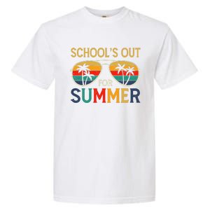 Schools Out For Summer Retro Last Day Of School Teacher Boy Garment-Dyed Heavyweight T-Shirt