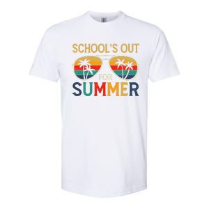 Schools Out For Summer Retro Last Day Of School Teacher Boy Softstyle CVC T-Shirt