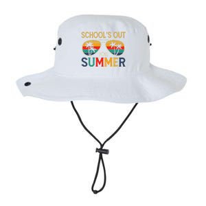 Schools Out For Summer Retro Last Day Of School Teacher Boy Legacy Cool Fit Booney Bucket Hat