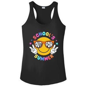 Schools Out For Summer Teacher Students Last Day Of School Ladies PosiCharge Competitor Racerback Tank