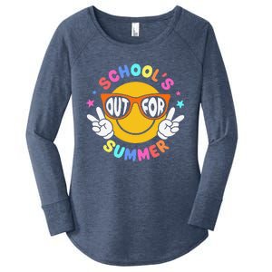 Schools Out For Summer Teacher Students Last Day Of School Women's Perfect Tri Tunic Long Sleeve Shirt