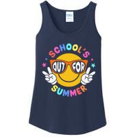 Schools Out For Summer Teacher Students Last Day Of School Ladies Essential Tank