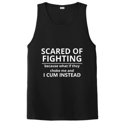 Scared Of Fighting Because What If They Choke Me And I Cum Instead PosiCharge Competitor Tank