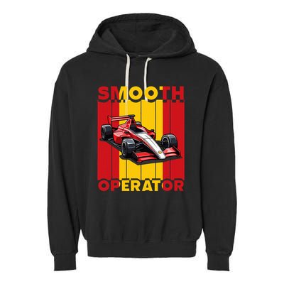 Smooth Operator Formula Racing Spain Flag Fast Cars Garment-Dyed Fleece Hoodie