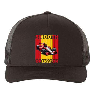 Smooth Operator Formula Racing Spain Flag Fast Cars Yupoong Adult 5-Panel Trucker Hat