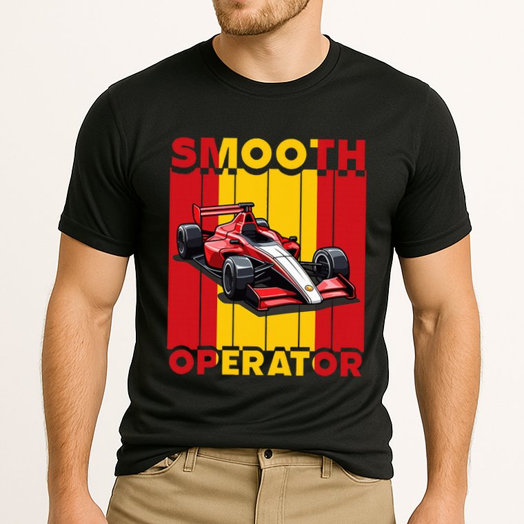Smooth Operator Formula Racing Spain Flag Fast Cars Performance Shirt