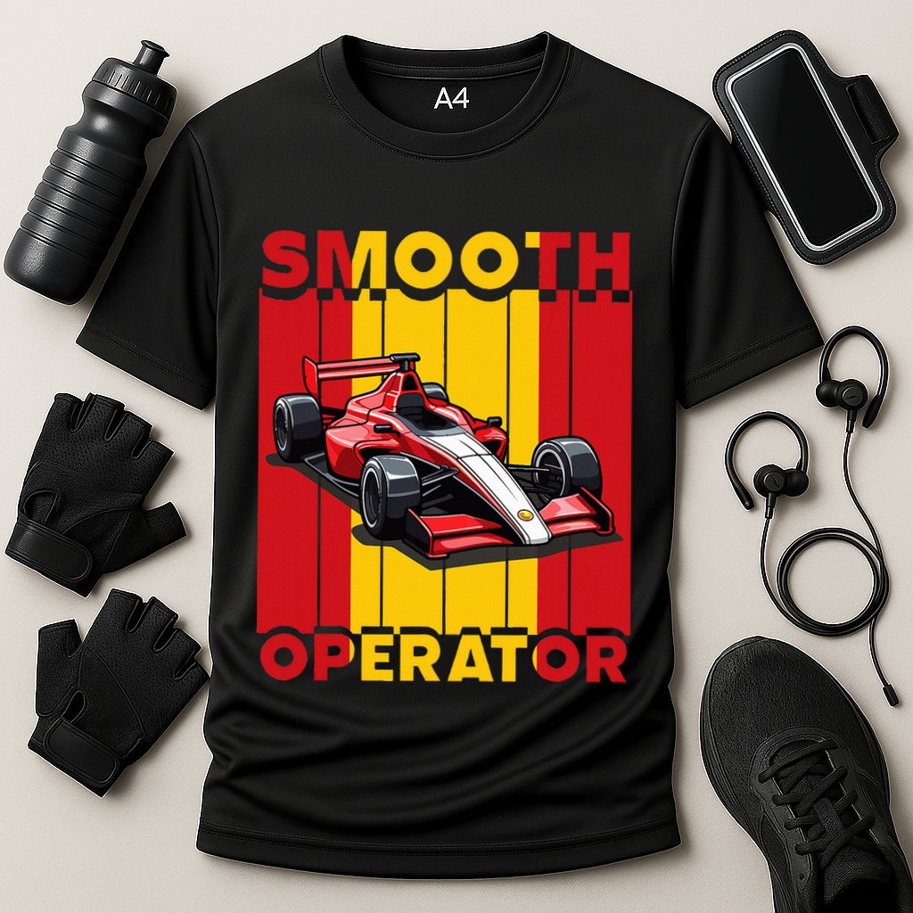 Smooth Operator Formula Racing Spain Flag Fast Cars Performance Shirt