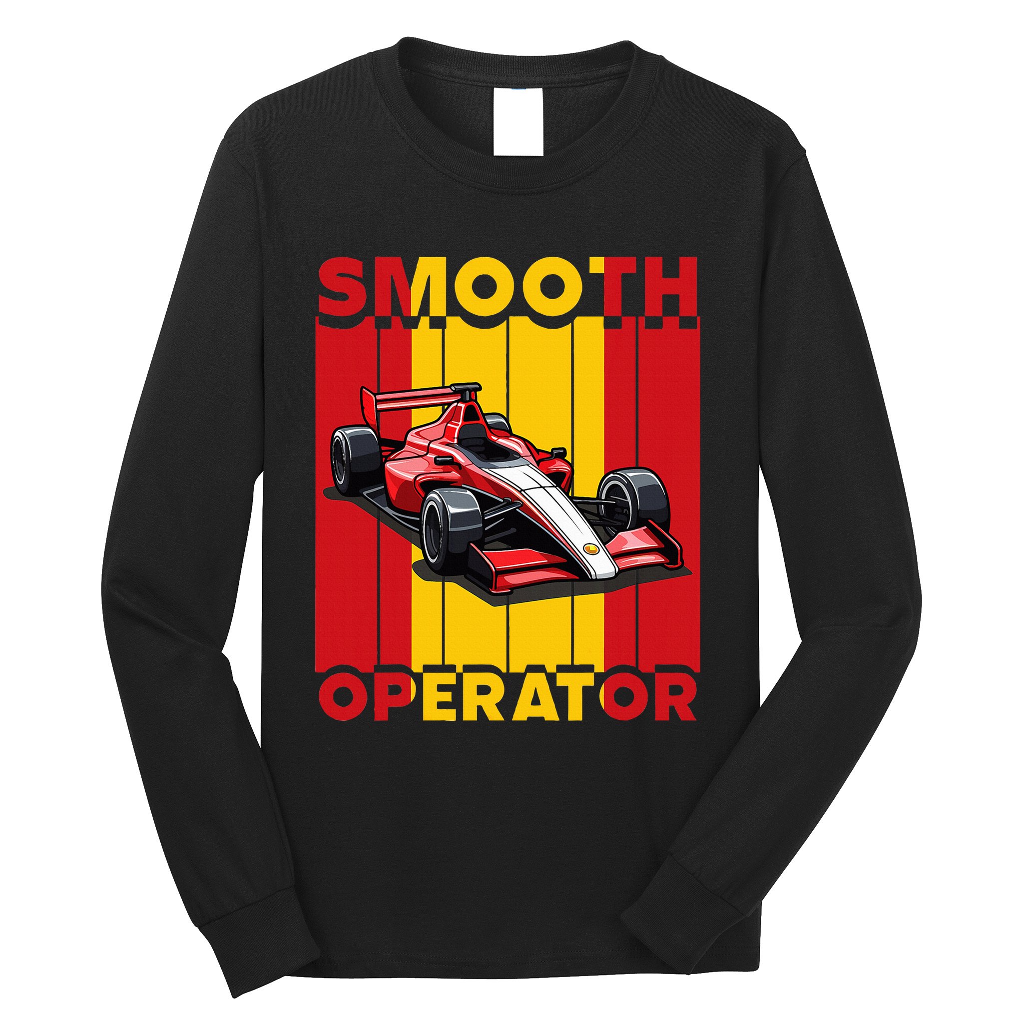 Smooth Operator Formula Racing Spain Flag Fast Cars Long Sleeve Shirt