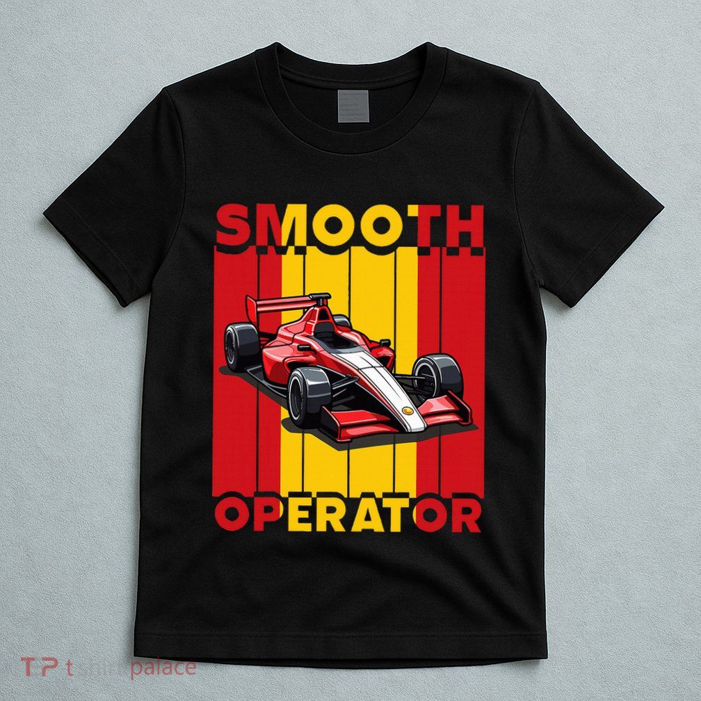 Smooth Operator Formula Racing Spain Flag Fast Cars T-Shirt