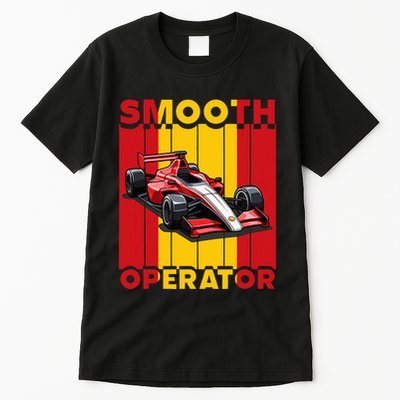 Smooth Operator Formula Racing Spain Flag Fast Cars Tall T-Shirt