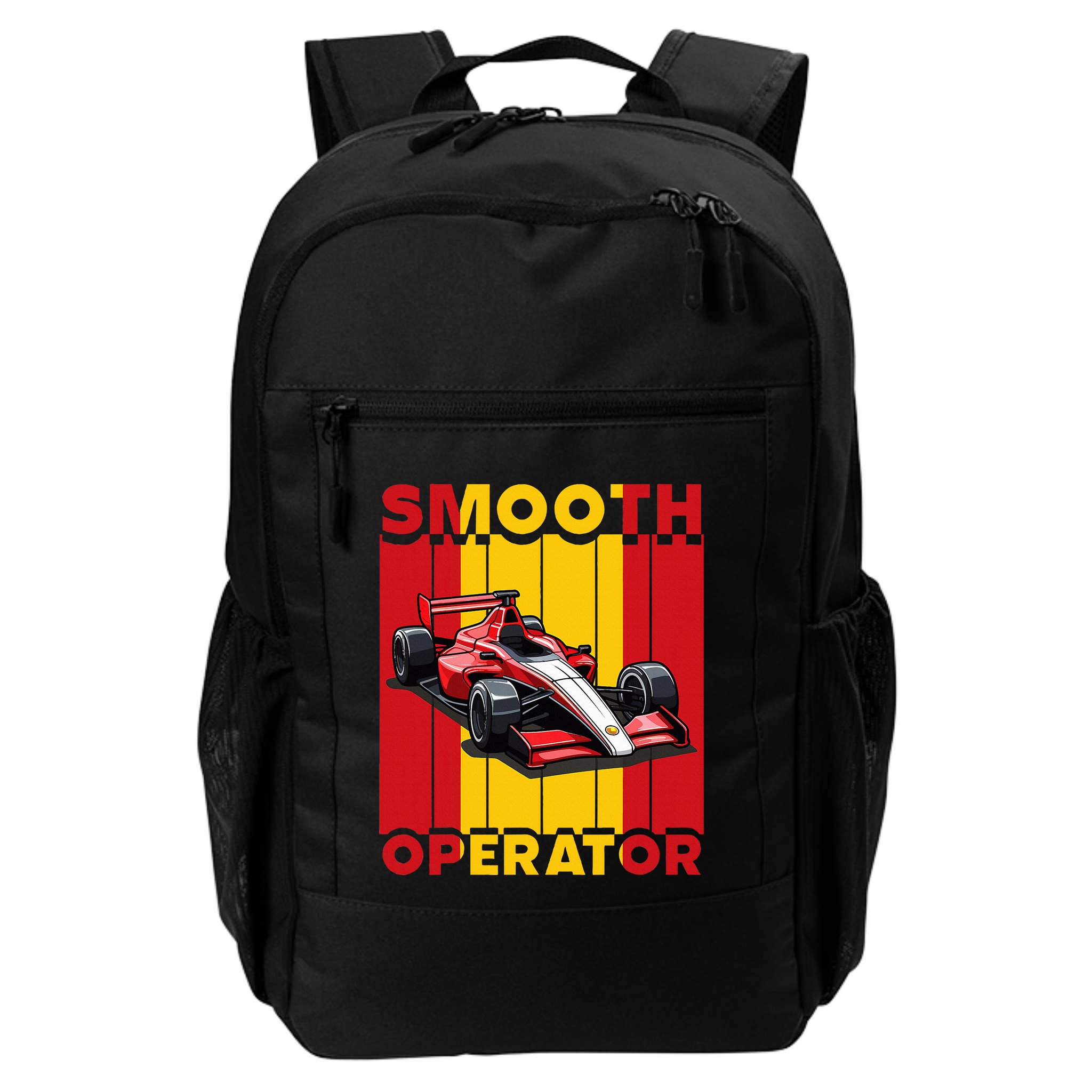 Smooth Operator Formula Racing Spain Flag Fast Cars Backpack