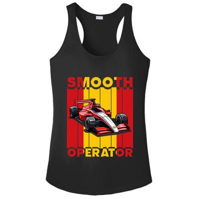 Smooth Operator Formula Racing Spain Flag Fast Cars Ladies PosiCharge Competitor Racerback Tank