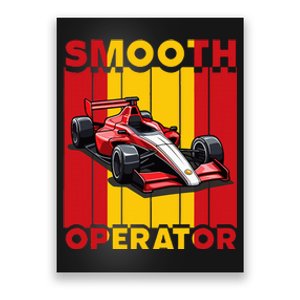 Smooth Operator Formula Racing Spain Flag Fast Cars Poster