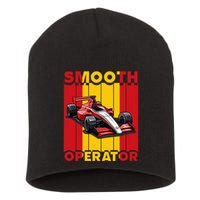 Smooth Operator Formula Racing Spain Flag Fast Cars Short Acrylic Beanie