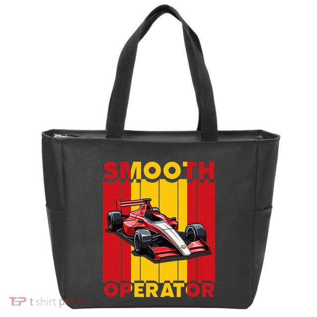 Smooth Operator Formula Racing Spain Flag Fast Cars Zip Tote Bag