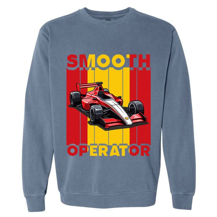Smooth Operator Formula Racing Spain Flag Fast Cars Garment-Dyed Sweatshirt