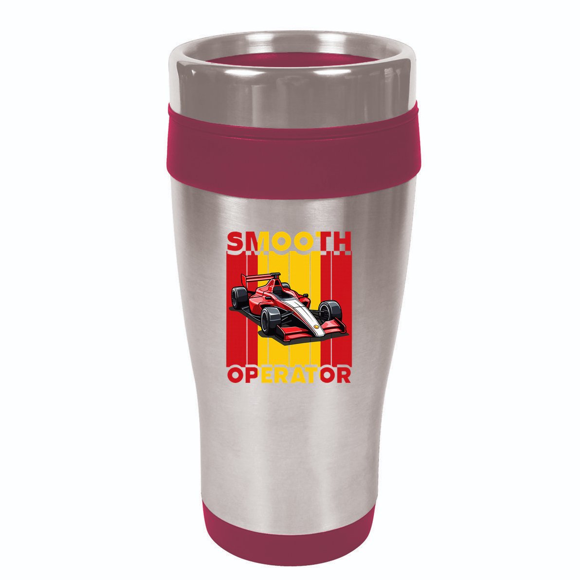 Smooth Operator Formula Racing Spain Flag Fast Cars 16oz Travel Tumbler