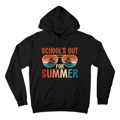 School Out For Summer Retro Last Day Of School Teacher Hoodie