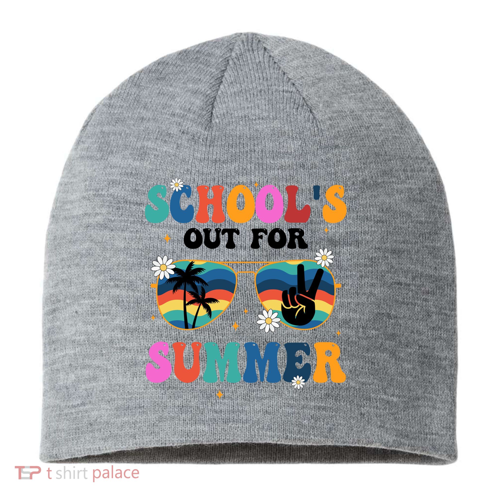 Schools Out For Summer Hippie Sustainable Beanie