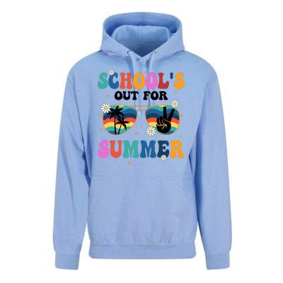 Schools Out For Summer Hippie Unisex Surf Hoodie