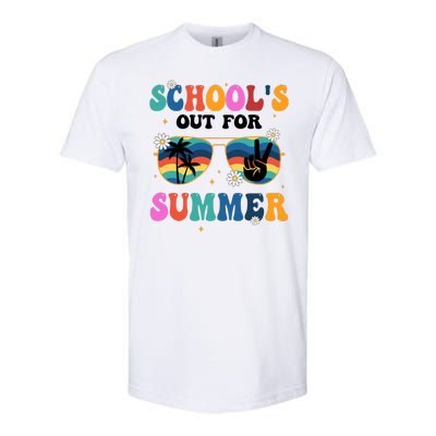 Schools Out For Summer Hippie Softstyle CVC T-Shirt