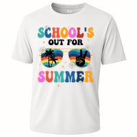 Schools Out For Summer Hippie Cooling Performance Crew T-Shirt