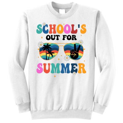 Schools Out For Summer Hippie Sweatshirt