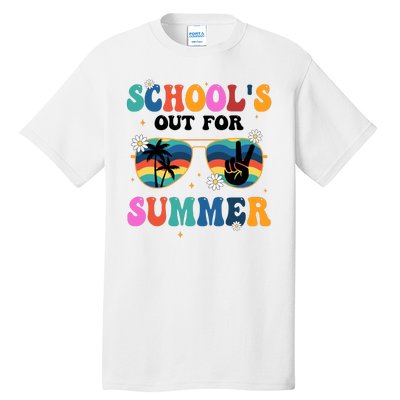 Schools Out For Summer Hippie Tall T-Shirt