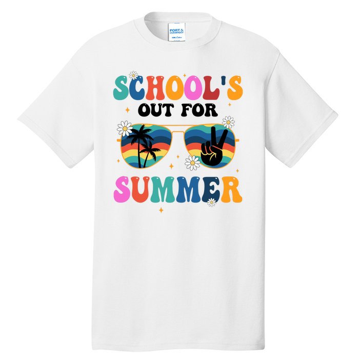 Schools Out For Summer Hippie Tall T-Shirt