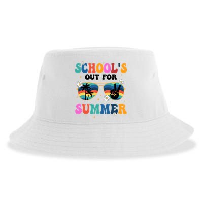 Schools Out For Summer Hippie Sustainable Bucket Hat