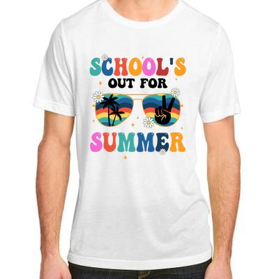 Schools Out For Summer Hippie Adult ChromaSoft Performance T-Shirt