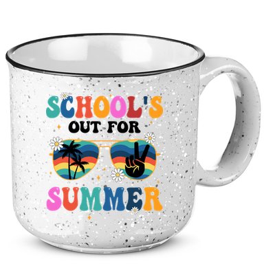 Schools Out For Summer Hippie 15oz Campfire Ceramic Mug