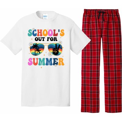 Schools Out For Summer Hippie Pajama Set