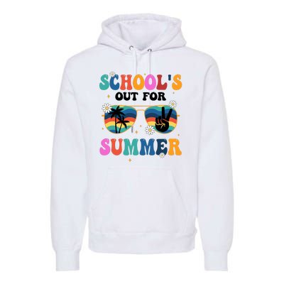 Schools Out For Summer Hippie Premium Hoodie