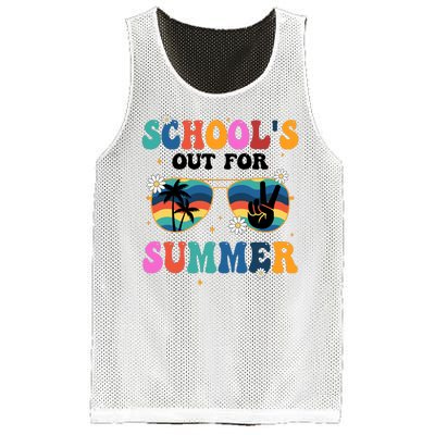 Schools Out For Summer Hippie Mesh Reversible Basketball Jersey Tank