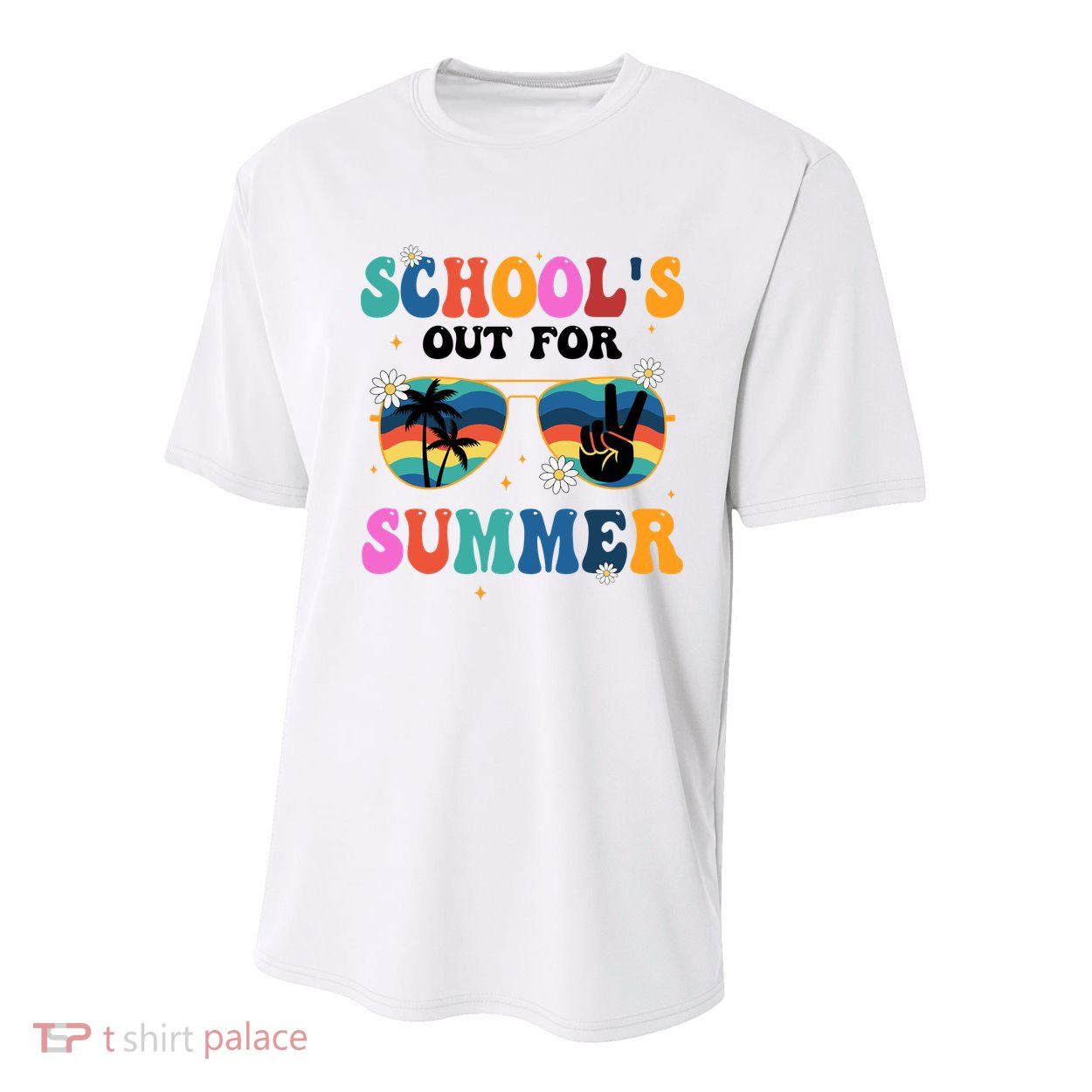 Schools Out For Summer Hippie Youth Performance Sprint T-Shirt